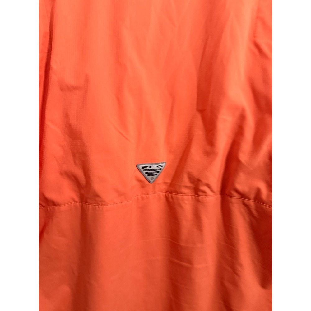 Columbia PFG‎ Tamiami II Fishing Shirt XL Orange Short Sleeve Button Up FM7266 - Picture 4 of 5